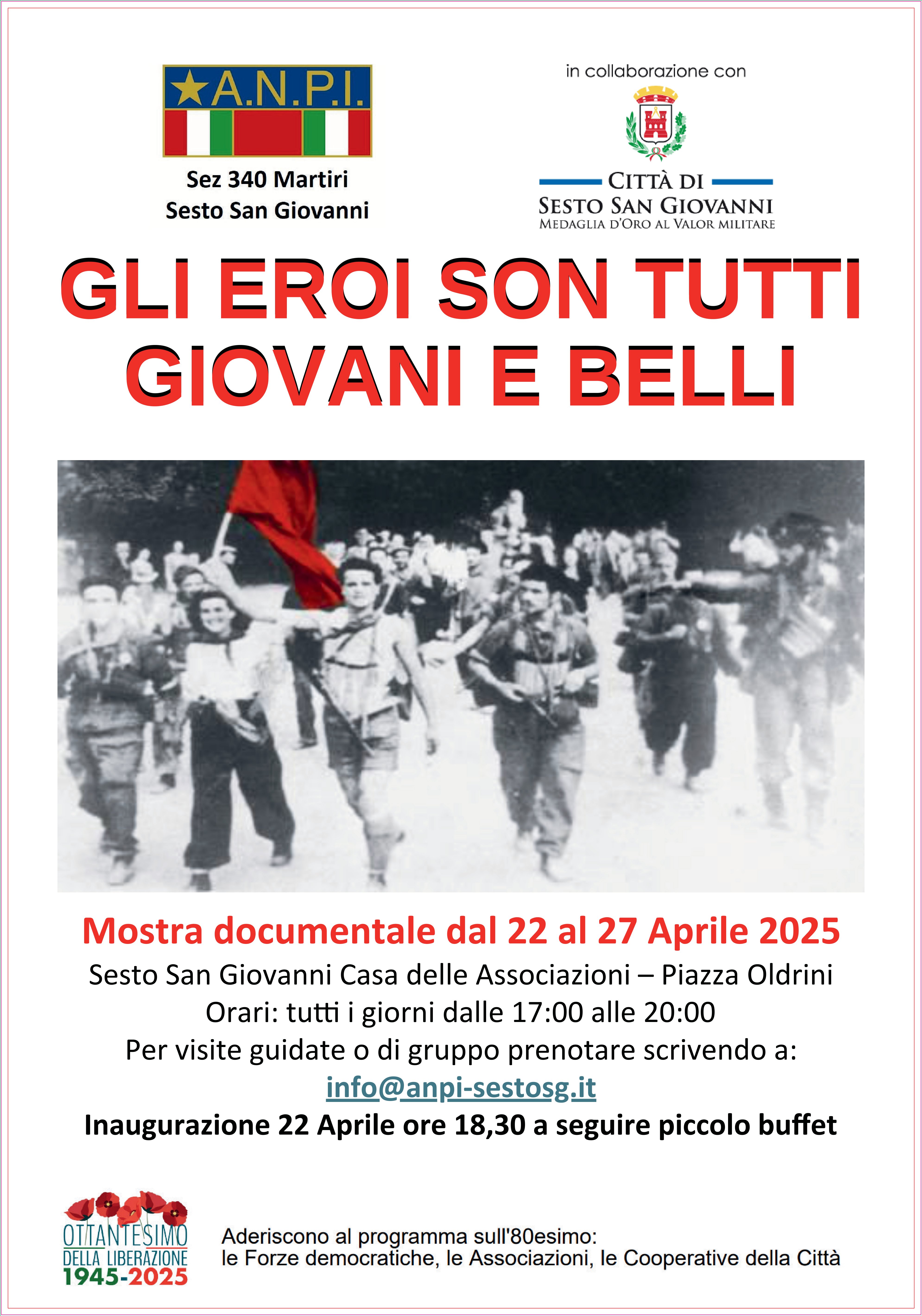 gli eroi sono tutti giovani e belli mostra fotografica